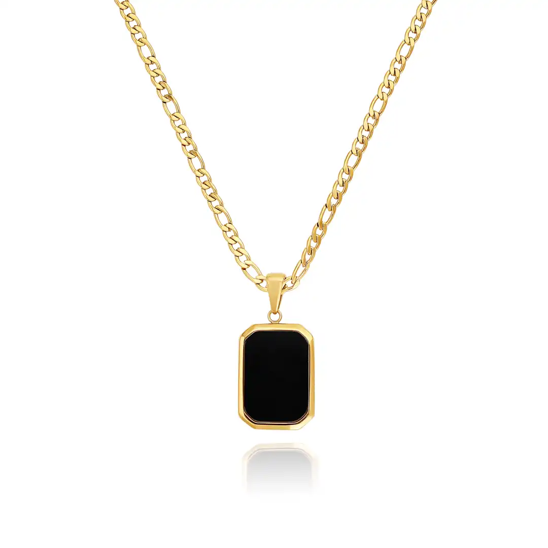 Nano-Quran gold pendant necklace